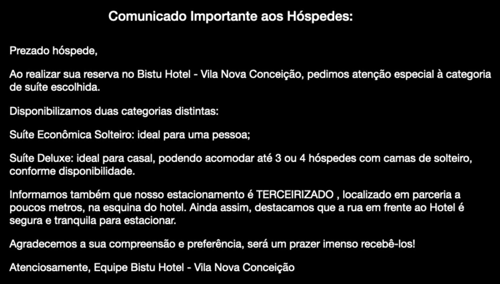 Bistu Hotel - Vila Nova Conceicao 圣保罗 外观 照片